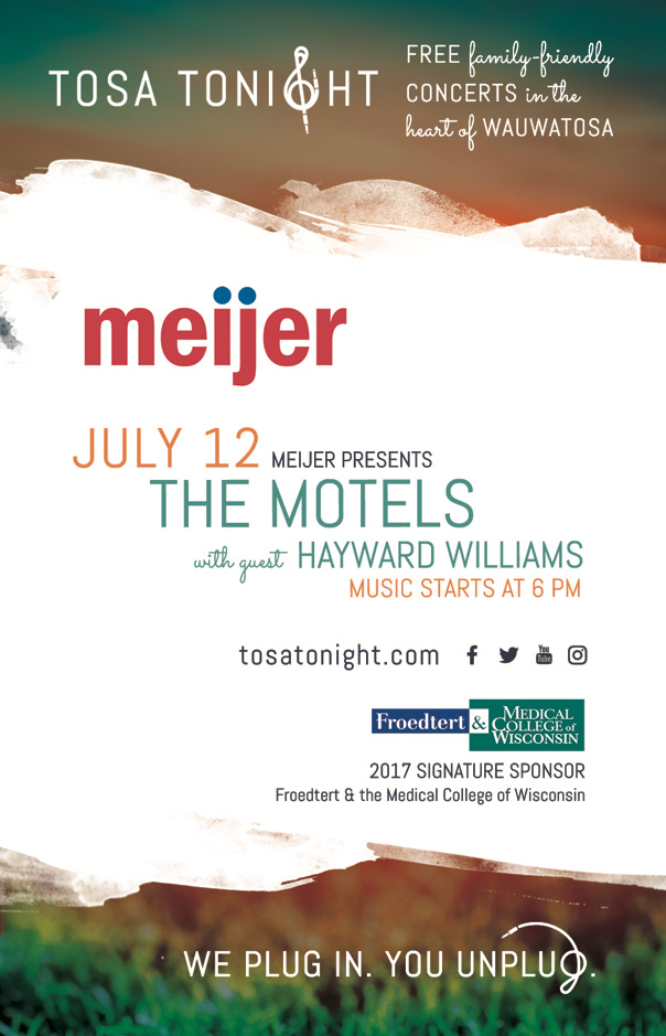 Tosa Tonight The Motels Ad