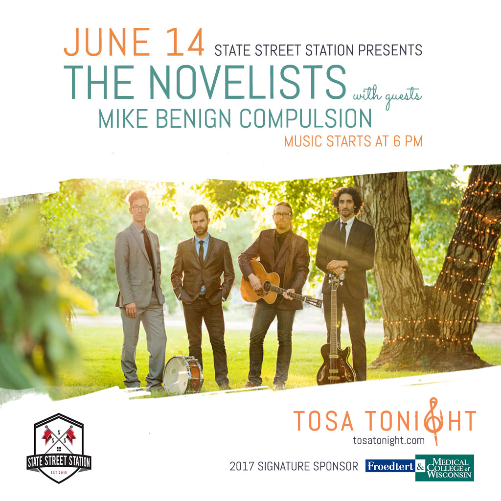 Tosa Tonight The Novelists Social Banner